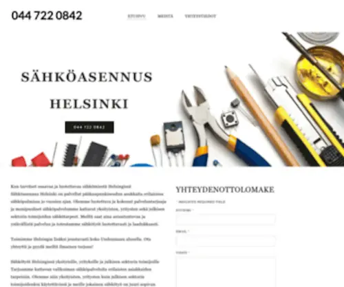 Sahkoasennushelsinki.fi(Sähköasennus) Screenshot