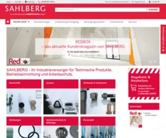 Sahlberg.de(SAHLBERG Online) Screenshot