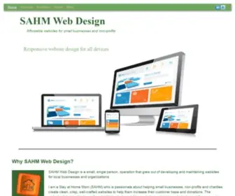 Sahmwebdesign.com(SAHM Web Design & Maintenance) Screenshot