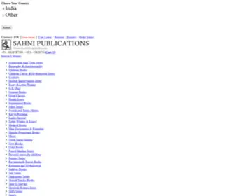 Sahnipublications.in(Sahni Publications) Screenshot