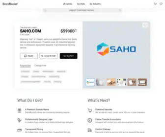 Saho.com(Purchase today. Starter logo inc) Screenshot