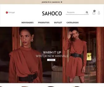 Sahoco.com(Moda premium para mulheres sofisticadas) Screenshot