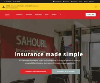 Sahouri.com(Sahouri Insurance) Screenshot