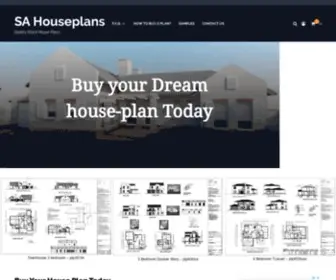 Sahouseplans.co.za(SA Houseplans) Screenshot