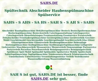 Sahs.de(Spültechnik) Screenshot