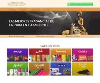 Sahumerio-Importado.com.ar(Las mejores fragancias de la India en tu ambiente) Screenshot