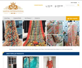 Sahyoginternational.online(Get Dress Material from SAHYOG INTERNATIONAL) Screenshot