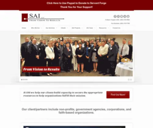 Sai-DC.com(Strategic Applications International (SAI)) Screenshot