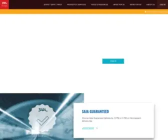 Saia.com(LTL Freight Shipping & Logistics Services) Screenshot