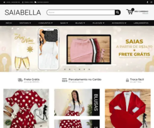 Saiabella.com(Moda Evangélica) Screenshot
