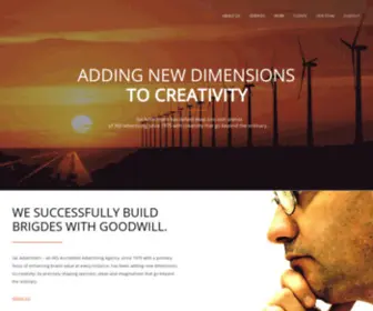 Saiadvertisers.com(ADDING NEW DIMENSIONS TO CREATIVITY) Screenshot