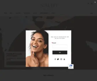 Saian.net(Professional skincare products and equipment for estheticians. Our skincare line) Screenshot