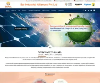 Saiapl.com(One of the leading Solar street light manufacturer in mumbai) Screenshot