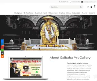 Saiartonline.com(Sai baba Paintings) Screenshot