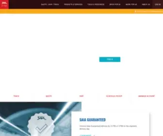Saiasecure.com(LTL Freight Shipping & Logistics Services) Screenshot