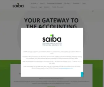 Saiba.org.za(Home) Screenshot