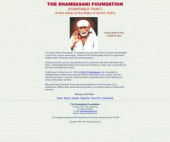 Saibaba-Fund.org(Main Page of Shirdi Saibaba Fund) Screenshot