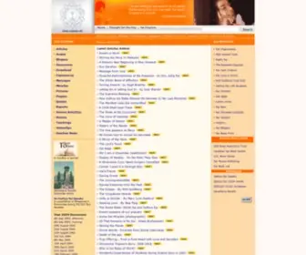 Saibaba.ws(Sri Sathya Sai Baba Website) Screenshot