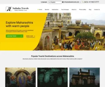 Saibabatravels.com(Saibaba Travels) Screenshot