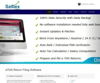 Saibex.co.in(TDS Software) Screenshot