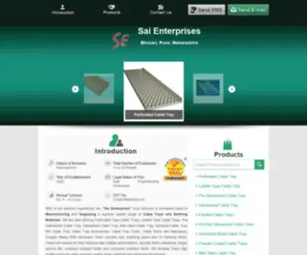 Saicabletrays.com(Sai Enterprises) Screenshot
