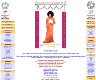 Saidarshan.org(Sai Darshan) Screenshot