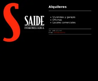 Saide.es(Inmobiliaria) Screenshot