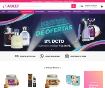 Saideep.cl(Perfumes Originales y Alternativos hasta 70% OFF) Screenshot