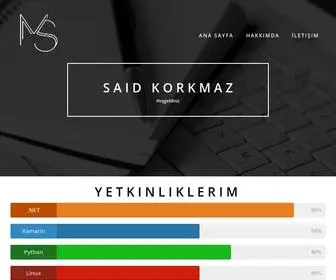 Saidkorkmaz.com(Said Korkmaz) Screenshot