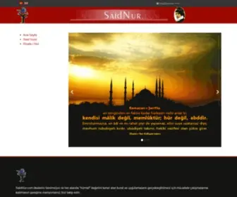 Saidnur.com(Bediüzzaman Said Nursi) Screenshot