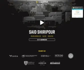 Saidshiripour.com(Said Shiripour) Screenshot