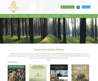 Saif.org.za(Southern African Institute of Forestry) Screenshot