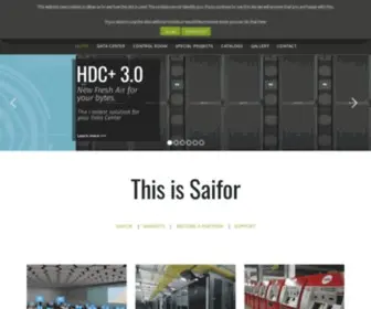 Saifor.com(Specialists in Data Centers and Control Rooms) Screenshot