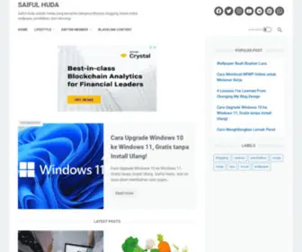 Saifulhuda.com(Saiful Huda) Screenshot