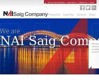 Saigcompany.com(NAI Saig Company) Screenshot