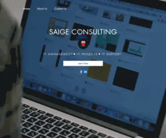 Saigeconsulting.com(Information Technology Consulting & Support) Screenshot