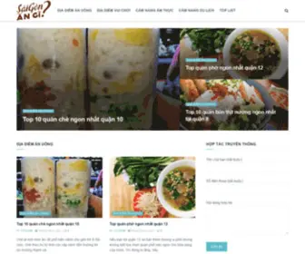 Saigonangi.com(Sài Gòn Ăn Gì) Screenshot