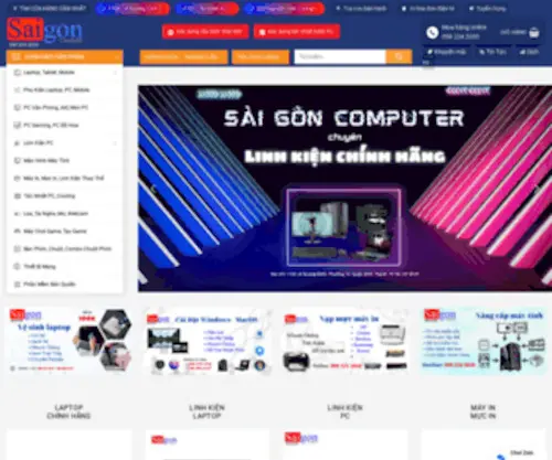 Saigoncomputer.com.vn(Trung tâm sửa chữa laptop và cứu dữ liệu SaiGon Computer) Screenshot