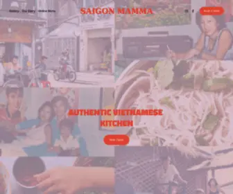 Saigonmamma.com.au(Saigon Mamma) Screenshot