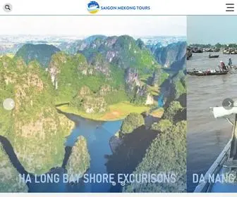 Saigonmekongtours.com(Saigon Mekong Tours) Screenshot