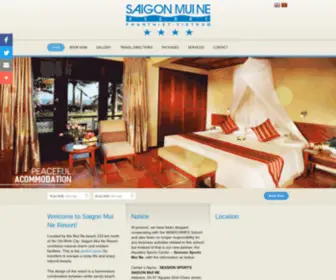 Saigonmuineresort.com(Trang chủ) Screenshot