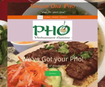 Saigononepho.com(Pho soup) Screenshot