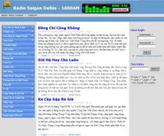 Saigonradio890AM.com(Saigonradio 890 AM) Screenshot