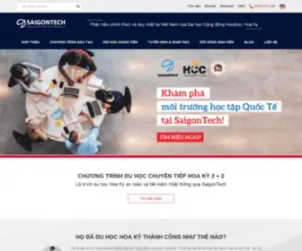 Saigontech.edu.vn(SaigonTech tạo ra môi trường học chuẩn Mỹ) Screenshot