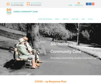 Saihomecare.com.au(SAI Home & Community Care) Screenshot