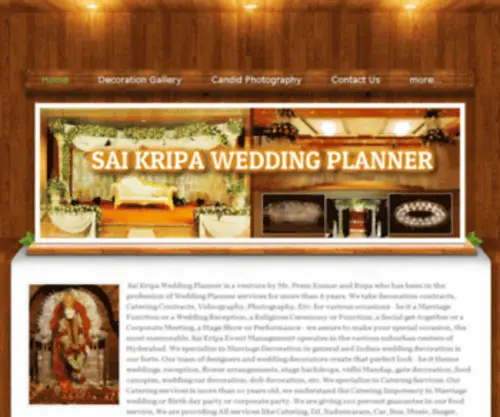 Saikripaweddingplanner.com(Saikripaweddingplanner) Screenshot