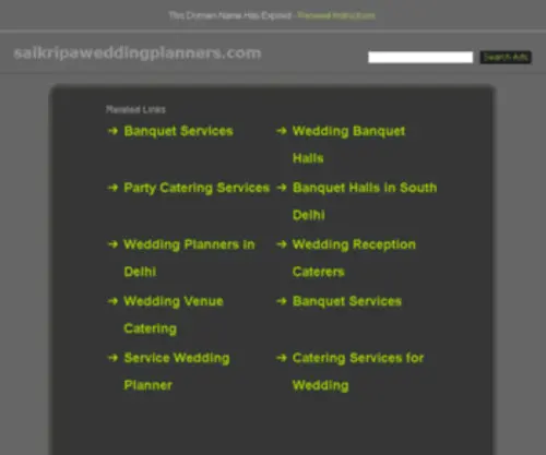 Saikripaweddingplanners.com(Mandap decoration and Wedding planner in Hyderabad) Screenshot