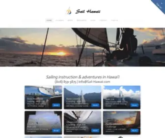 Sail-Hawaii.com(Sailing Classes & Adventures in Hawaii) Screenshot