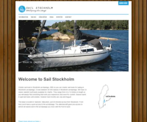 Sail-Stockholm.se(Sail Stockholm) Screenshot