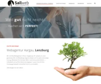 Sail-WEB.ch(Agentur für Webdesign) Screenshot